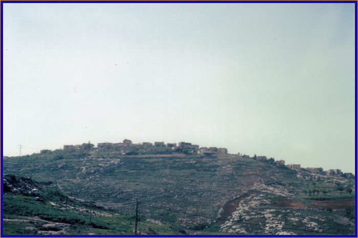 The village of Cana near Nazareth
